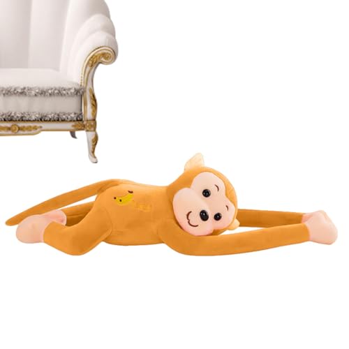 LOVEMETOO Plüschtier Affe mit langem Arm, Affe aus Plüsch mit langem Arm – 43 cm (17,72 Zoll), schöne Affenpuppe mit langen Armen, niedlicher Affenpuppe, Ornament zum Aufhängen von Affen von LOVEMETOO