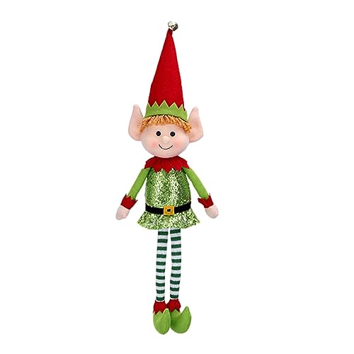 LOVEMETOO Weihnachtselfen Puppes | 65cm Weihnachtself Puppe Mit Langem Bein | Weihnachten Plüsch Figur Dekorationen | Niedliche Plüsch Puppen Für Weihnachtsbaumbehang, Kamindekorationen LOVEMETOO Weihnachtselfen Puppes | 65cm Weihnachtself Puppe Mit Langem Bein | Weihnachten Plüsch Figur Dekorationen | Niedliche Plüsch Puppen Für Weihnachtsbaumbehang, Kamindekorationen von LOVEMETOO