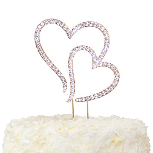 LOVENJOY Geschenkbox Zwei Herzen Eine Liebe Strass Hochzeitstorte Topper Roségold LOVENJOY Geschenkbox Zwei Herzen Eine Liebe Strass Hochzeitstorte Topper Roségold von LOVENJOY