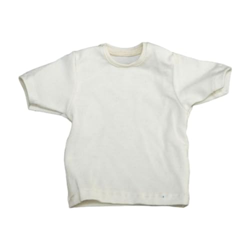 LOVIVER 1/6 Frauen T-Shirt Kostüm Miniatur Kleidung Kurze Ärmel für 12 Zoll Dress Up Puppe Modell Frauen Männer Figuren Zubehör, Weiß LOVIVER 1/6 Frauen T-Shirt Kostüm Miniatur Kleidung Kurze Ärmel für 12 Zoll Dress Up Puppe Modell Frauen Männer Figuren Zubehör, Weiß von LOVIVER