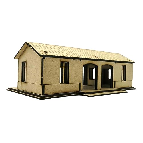 LOVIVER 1:72 Holzmodellbausätze, DIY-Montagesätze, Architekturszene, Bahnhof, Bahnsteig, Eisenbahnlayout für Diorama, Architekturmodell, Sandtisch LOVIVER 1:72 Holzmodellbausätze, DIY-Montagesätze, Architekturszene, Bahnhof, Bahnsteig, Eisenbahnlayout für Diorama, Architekturmodell, Sandtisch von LOVIVER