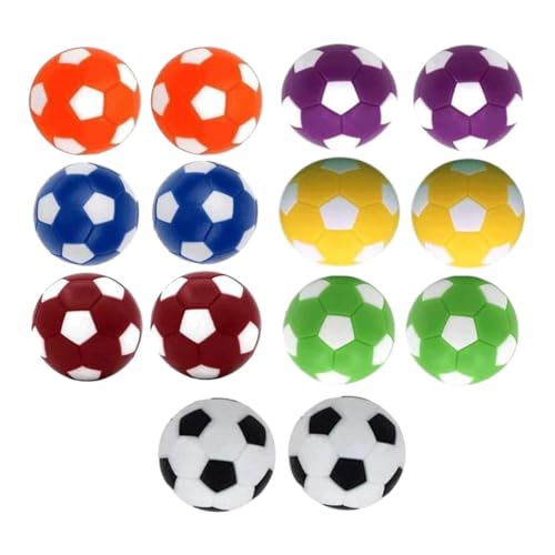 LOVIVER 14 Stück Tischfußballbälle, Fußball-Tischspielbälle, 3,6 cm (1,42 Zoll), offizielle Tischfußballbälle, 36 mm, für Familien, Partys, Spiele, von LOVIVER