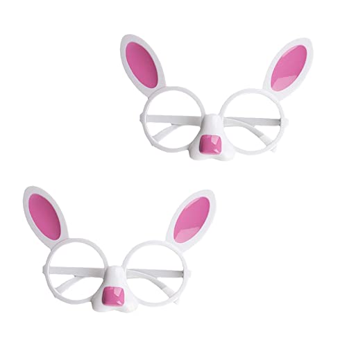 LOVIVER 2 Neuheit Häschen Brille Brillen Abschlussball Halloween Ostern Kostüm Foto Requisiten Gastgeschenke Dekoration von LOVIVER