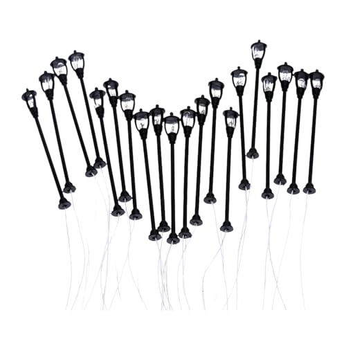 LOVIVER 20 Stücke Warmweiß LED Lampe Pathway Laterne Post Sand Tisch Hof Fee Garten Liefert Micro Landschaft Straße Lampe von LOVIVER