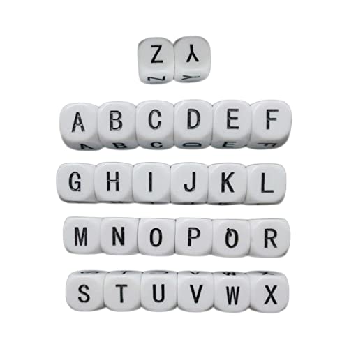 LOVIVER 26 Acryl-Buchstabenwürfel D6 Standard-Spielwürfel quadratisch 16 mm für Partybedarf, Lehrmittel, frühes Lernen, Spielzeug, Lernspiele LOVIVER 26 Acryl-Buchstabenwürfel D6 Standard-Spielwürfel quadratisch 16 mm für Partybedarf, Lehrmittel, frühes Lernen, Spielzeug, Lernspiele von LOVIVER