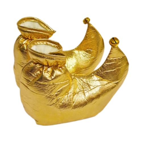 LOVIVER Clownschuhe deckt Erwachsene Feiertag Feune Party Clown Cosplay Accessoires Schuhe ab, Gold von LOVIVER