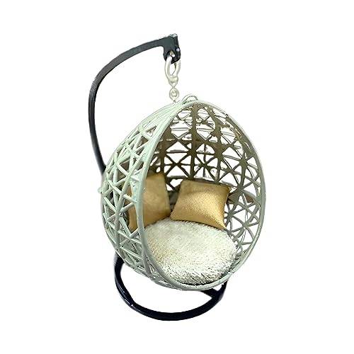 LOVIVER Hängesessel-Modell, Mini-Feengarten-Hängesessel, handgefertigt, Miniatur-Hängemattenstuhl für Desktop-Dekoration, Kinderspielzeug, Puppenhaus, Maßstab 20 LOVIVER Hängesessel-Modell, Mini-Feengarten-Hängesessel, handgefertigt, Miniatur-Hängemattenstuhl für Desktop-Dekoration, Kinderspielzeug, Puppenhaus, Maßstab 20 von LOVIVER