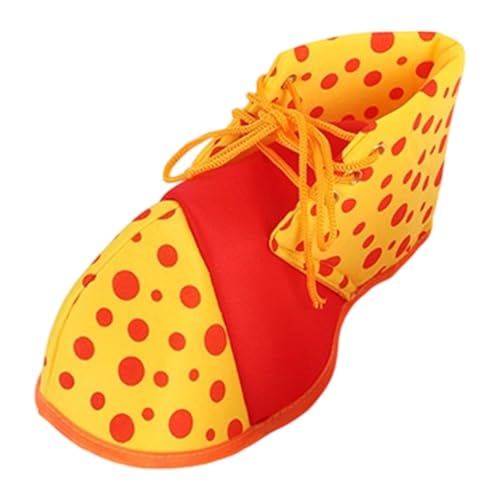 LOVIVER Halloween-Kostüm, Clown-Schuhe, lustiges dekoratives Kostümzubehör für Festivals, Gelb von LOVIVER
