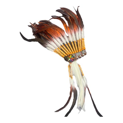 LOVIVER Indischer Kopfschmuck aus künstlichen Federn, Kopfschmuck, bequemes Kopf-Accessoire, indischer Hut für Feiertage, Karneval, Festival, Party, Geschenk LOVIVER Indischer Kopfschmuck aus künstlichen Federn, Kopfschmuck, bequemes Kopf-Accessoire, indischer Hut für Feiertage, Karneval, Festival, Party, Geschenk von LOVIVER