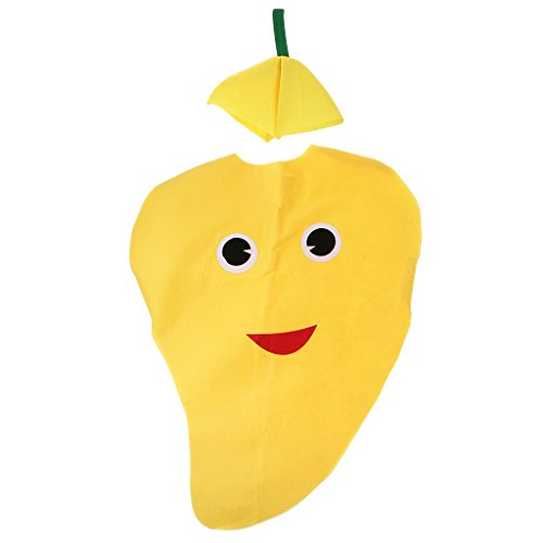 LOVIVER Kinderkostüm Vlies Frucht Outfit Party Kostüm, Mango von LOVIVER
