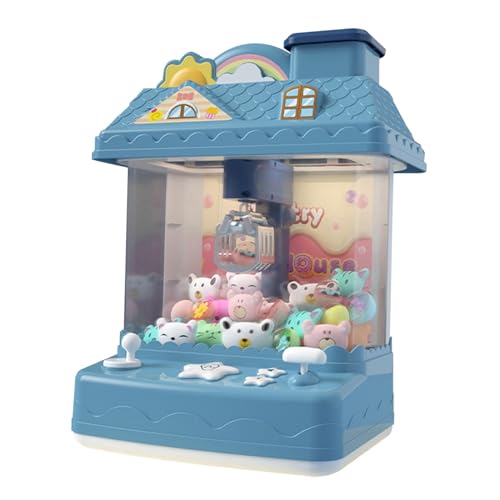 LOVIVER Klaue Maschine Grabber Preis Spender Spielzeug Indoor mit Lichtern Sound Mini Verkaufsautomat Arcade Spiele für Kinder Kinder Geschenk, Prinzenhütte von LOVIVER
