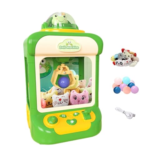 LOVIVER Klaue Maschine Grabber Preis Spender Spielzeug Indoor mit Lichtern Sound Mini Verkaufsautomat Arcade Spiele für Kinder Kinder Geschenk von LOVIVER