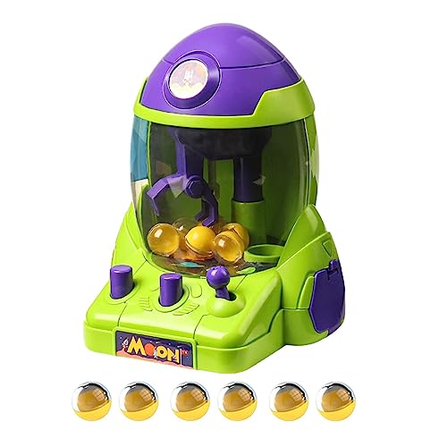 LOVIVER Klauenmaschine, Tischspiel, Mini Arcade Spiel, Neuheit, Steuerung Der Hebel mit 6 Mini Kugeln, Handkurbel, Greifpuppenspielzeug, Part, Grün LOVIVER Klauenmaschine, Tischspiel, Mini Arcade Spiel, Neuheit, Steuerung Der Hebel mit 6 Mini Kugeln, Handkurbel, Greifpuppenspielzeug, Part, Grün von LOVIVER