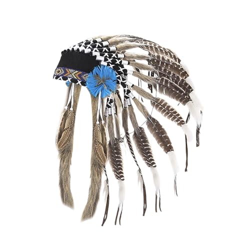 LOVIVER Künstlicher Federkopfschmuck, Indianerkopfschmuck, Kopfschmuck, Heimdekoration, indisch inspiriert, für Bühnenauftritte, Kostüme LOVIVER Künstlicher Federkopfschmuck, Indianerkopfschmuck, Kopfschmuck, Heimdekoration, indisch inspiriert, für Bühnenauftritte, Kostüme von LOVIVER