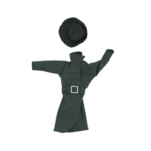 LOVIVER Puppenkleidung im Maßstab 1/6, weibliche Figur, Trenchcoat, Puppenkleidung, Zubehör, Körperpuppen, stilvoll mit Hut, für 12-Zoll-Actionfigur, GRÜN LOVIVER Puppenkleidung im Maßstab 1/6, weibliche Figur, Trenchcoat, Puppenkleidung, Zubehör, Körperpuppen, stilvoll mit Hut, für 12-Zoll-Actionfigur, GRÜN von LOVIVER