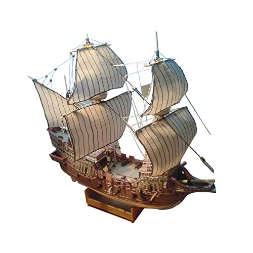 LOVIVER Puzzle Schiffsmodellbausätze Papiersegelschiffsbausätze Im Maßstab 1:100 von LOVIVER
