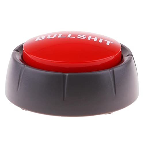 LOVIVER Red Button Witz Spielzeug Quiz Druckknopf Zubehör von LOVIVER