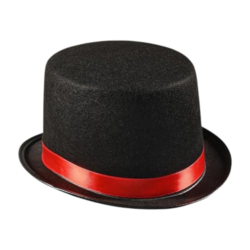 LOVIVER Schwarze Zylinder-Requisiten, Steampunk-Hüte für Nachtclub, Hochzeit, Rave, Halloween, Karneval LOVIVER Schwarze Zylinder-Requisiten, Steampunk-Hüte für Nachtclub, Hochzeit, Rave, Halloween, Karneval von LOVIVER