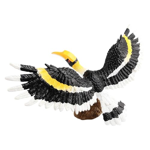 LOVIVER Simulation Vogel Tier Modelle Spielzeug Miniatur Dekoration Lebensechte Vogel Hause Ornamente für Fee Garten Regal Hause Kognitive Spielzeug, Breiten Sie die Flügel aus von LOVIVER