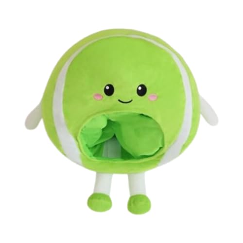 LOVIVER Tennisform Plüschhut Kopfbedeckung Leichtes Cartoon Kostümzubehör Kopfbedeckung LOVIVER Tennisform Plüschhut Kopfbedeckung Leichtes Cartoon Kostümzubehör Kopfbedeckung von LOVIVER