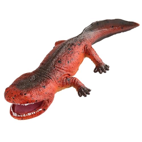 LOVIVER Tiermodell-Dinosaurier-Spielzeug, Desktop-Dekoration, niedliche Dinosaurier-Figur, Ornament für Landschaft, Wohnzimmer, Regal, Einweihungsparty, Rot von LOVIVER