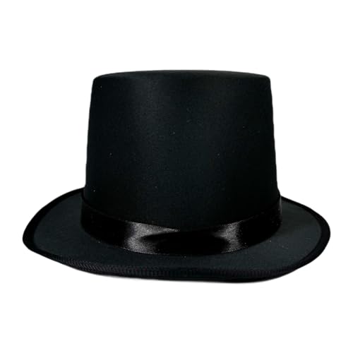 LOVIVER Top -Hut mit Satin Band Party Accessoires für Cosplay -Urlaubsbühnenaufführung, Schwarz LOVIVER Top -Hut mit Satin Band Party Accessoires für Cosplay -Urlaubsbühnenaufführung, Schwarz von LOVIVER