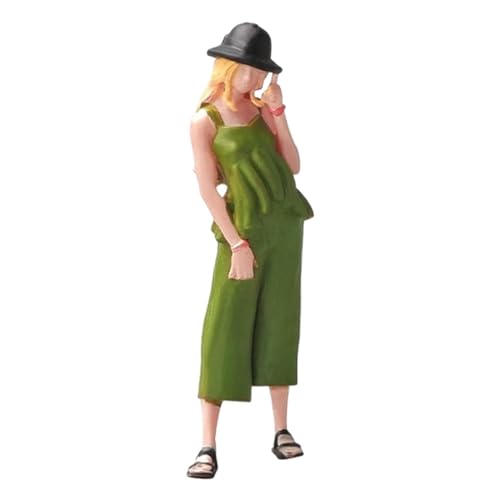 LOVIVER Weibliches Modell, Puppenspielzeug, 1/64, Figurenmodell, Arbeitsplatte, dekoratives Figurenornament aus Kunstharz für Geburtstagsgeschenke, von LOVIVER