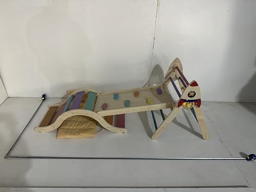 LOVIVO Klettergerüst, Dreieck-Set, faltbares Kletterspielzeug, Montessori-Dreieck, Kletterspielzeug für den Innenbereich, IUYHUGIUN45 LOVIVO Klettergerüst, Dreieck-Set, faltbares Kletterspielzeug, Montessori-Dreieck, Kletterspielzeug für den Innenbereich, IUYHUGIUN45 von LOVIVO