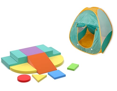 Schaumstoff-Kletterblöcke, weiches Kletterer-Spielset, Indoor-Schaumstoff-Spielset, Spielplatz KBJN65 von LOVIVO