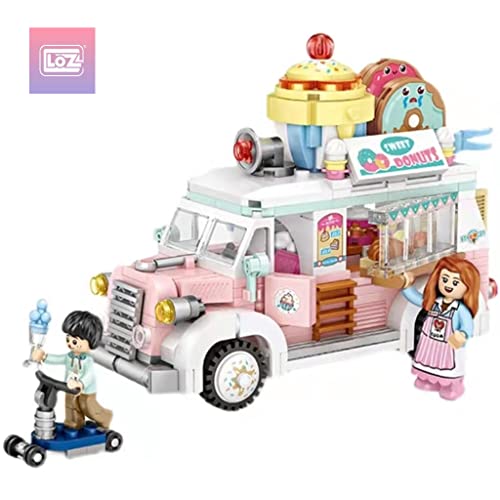 LOZ 1738 Building Blocks Food Van Series Ice Cream Van Creative Educational Toy Construction Toy von LOZ