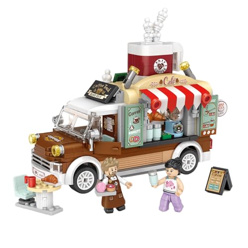 LOZ 1740 Building Blocks Food Van Series Coffee Van Creative Educational Toy Construction Toy von LOZ