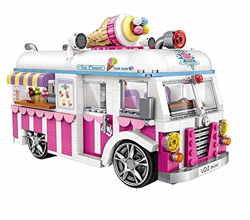 LOZ 1112 Building Blocks Car Model Series Ice Cream Van Creative Educational Toy Construction Toy von LOZ