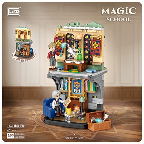 LOZ 1668 Building Blocks Magic House Series Magic Academy Creative Educational Toy Construction Toy von LOZ