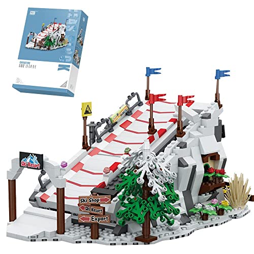 LOZ Mini Blocks 1922 Weihnachten Skigebiet Vergnügungsparks Bausteine, 936 Teile Weihnachts-Themen Klemmbausteine Modellbausatz, Weihnachten Spielzeug Geschenke für Kinder Erwachsene, New 2022 von LOZ