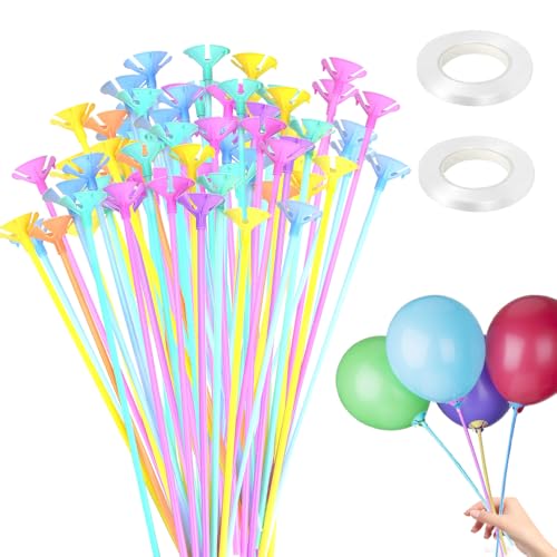 LPAMABA Macaron Farbe100 Stück Luftballon Stäbe Halter,32CM Ballonstangen Einzeln Balloon Stand Kit Wiederverwendbar Ballonhalter Set Ballonstangen mit 2 Rollen Seil für Geburtstag Hochzeit LPAMABA Macaron Farbe100 Stück Luftballon Stäbe Halter,32CM Ballonstangen Einzeln Balloon Stand Kit Wiederverwendbar Ballonhalter Set Ballonstangen mit 2 Rollen Seil für Geburtstag Hochzeit von LPAMABA