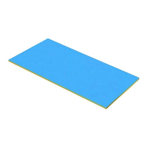 LPATEBCVU Schwimmende Wassermatte 110cmx40cmx3.2cm Portable Water Float Mat - Lightweight and Comfortable Swim Pad for Summer Recreation(Blue) von LPATEBCVU