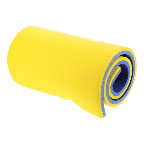 LPATEBCVU Schwimmende Wassermatte 110cmx40cmx3.2cm Water Floating Pad Water Recreation Portable Float Pad for Lake Summer(Yellow Blue) von LPATEBCVU