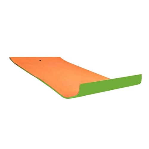 LPATEBCVU Schwimmende Wassermatte 180cmx55cmx2.2cm Water Floating Mat Foam Floating for Pool Summer(Orange and Green) von LPATEBCVU