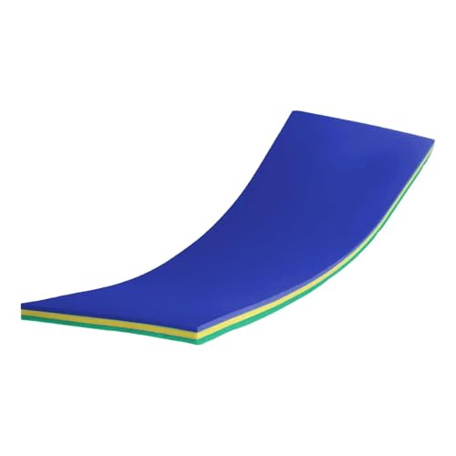 LPATEBCVU Schwimmende Wassermatte Floating Water Mat Floating Mat Water Blanket Outdoor Family Fun Summer Pool(Blue Green Yellow) von LPATEBCVU