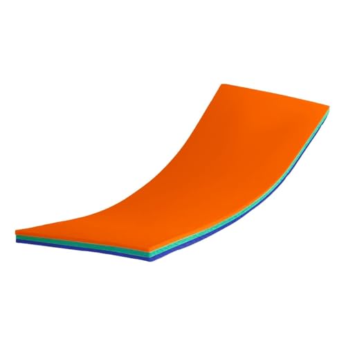 LPATEBCVU Schwimmende Wassermatte Floating Water Mat Floating Mat Water Blanket Outdoor Family Fun Summer Pool(Orange Green Blue) von LPATEBCVU