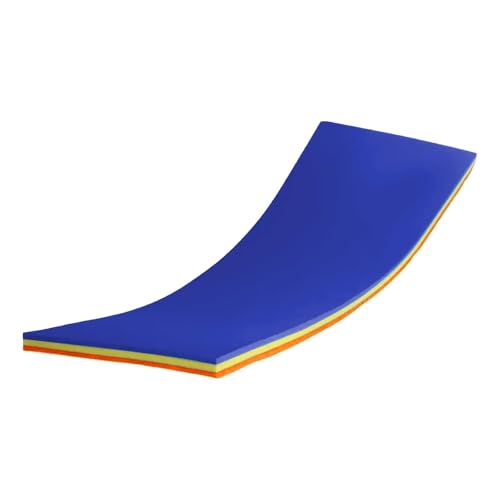 LPATEBCVU Schwimmende Wassermatte Floating Water Mat Floating Mat Water Blanket Outdoor Family Fun Summer Pool(Yellow Orange Blue) von LPATEBCVU