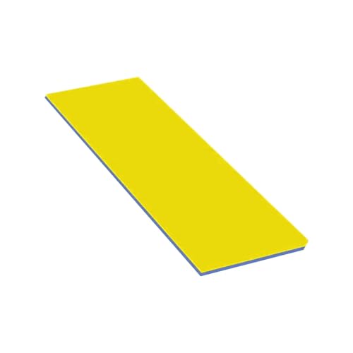 LPATEBCVU Schwimmende Wassermatte Water Float Mat Tear Resistant Blanket Lounge Mattress Blanket Water Pad for Party River Swimming Pool Boating Lake(Yellow Blue) von LPATEBCVU