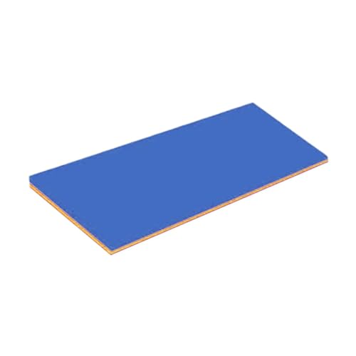 LPATEBCVU Schwimmende Wassermatte Water Floating Mat Swimming Pool Floating Raft Lounger Float Lounge Mattress for Party Boating Outside Swimming Pool(Blue Orange) von LPATEBCVU