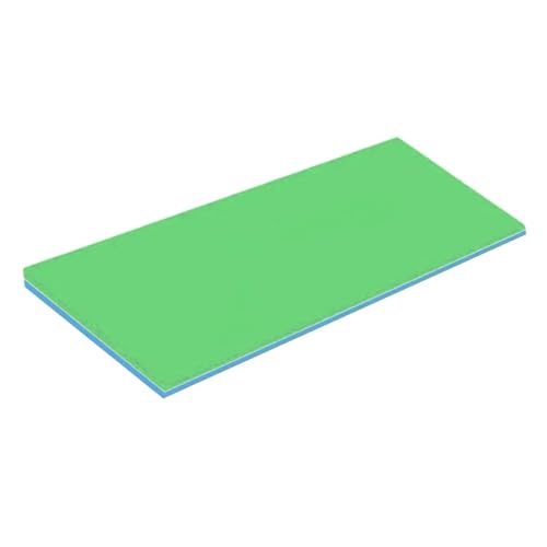 LPATEBCVU Schwimmende Wassermatte Water Floating Mat Swimming Pool Floating Raft Lounger Float Lounge Mattress for Party Boating Outside Swimming Pool(Green Blue) von LPATEBCVU