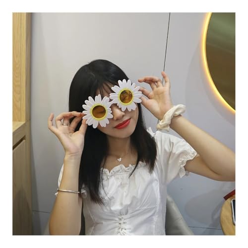 LPNGTNG Sonnenblumen-Brille, Party, Karneval, Verrückte, ausgefallene Party-Sonnenbrille, geeignet (5–4) von LPNGTNG