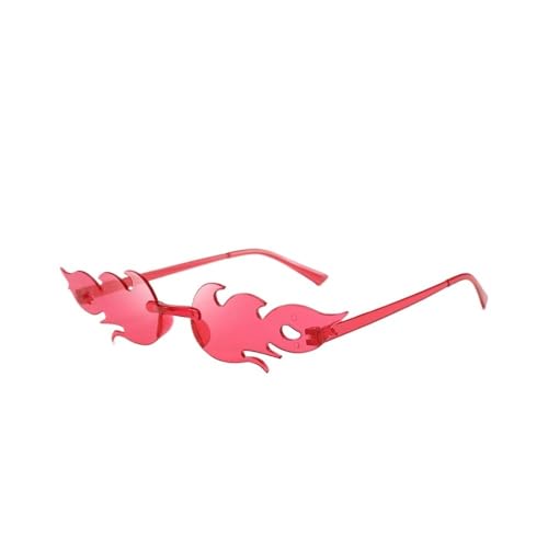 LPNGTNG Sonnenbrille für Damen, trendig, randlos, Metallrahmen, Sonnenbrille, Party, Cosplay, Eyewea(C21) von LPNGTNG