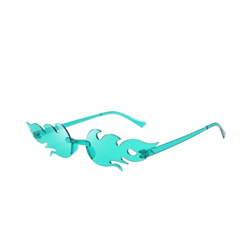 LPNGTNG Sonnenbrille für Damen, trendig, randlos, Metallrahmen, Sonnenbrille, Party, Cosplay, Eyewea(C4) von LPNGTNG