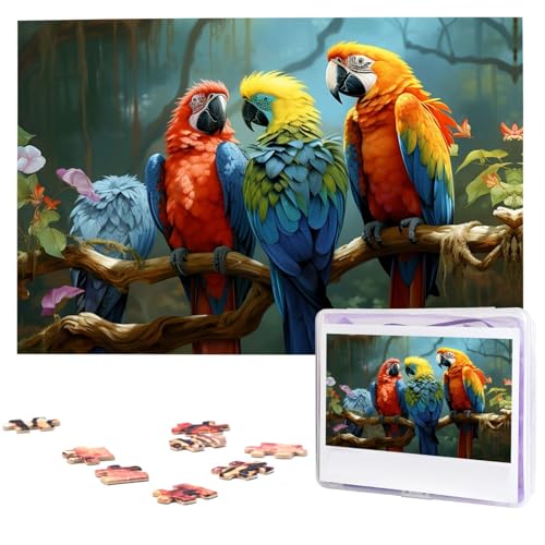Puzzle, 1000 Teile, Holzpuzzle, bunte Papageien, Vögel, Fotopuzzle, personalisiertes Bild, Puzzle für Erwachsene, benutzerdefinierte Puzzles, herausfordernde Puzzles für Familie, Hochzeitsgeschenk Puzzle, 1000 Teile, Holzpuzzle, bunte Papageien, Vögel, Fotopuzzle, personalisiertes Bild, Puzzle für Erwachsene, benutzerdefinierte Puzzles, herausfordernde Puzzles für Familie, Hochzeitsgeschenk von LPSRTWE