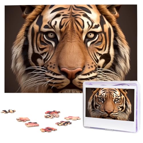 Puzzle 1000 Teile Holzpuzzle 3D Tigerkopf Fotopuzzle Personalisiertes Bilderpuzzle für Erwachsene Benutzerdefinierte Puzzles Herausfordernde Puzzles für Familie Hochzeitsgeschenk Puzzle 1000 Teile Holzpuzzle 3D Tigerkopf Fotopuzzle Personalisiertes Bilderpuzzle für Erwachsene Benutzerdefinierte Puzzles Herausfordernde Puzzles für Familie Hochzeitsgeschenk von LPSRTWE