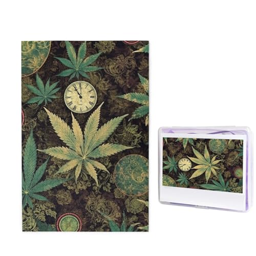 Puzzle 1000 Teile Holzpuzzle A Puff in Time Weed Fotopuzzle Personalisiertes Bilderpuzzle für Erwachsene Benutzerdefinierte Puzzles Herausfordernde Puzzles für Familie Hochzeitsgeschenk von LPSRTWE